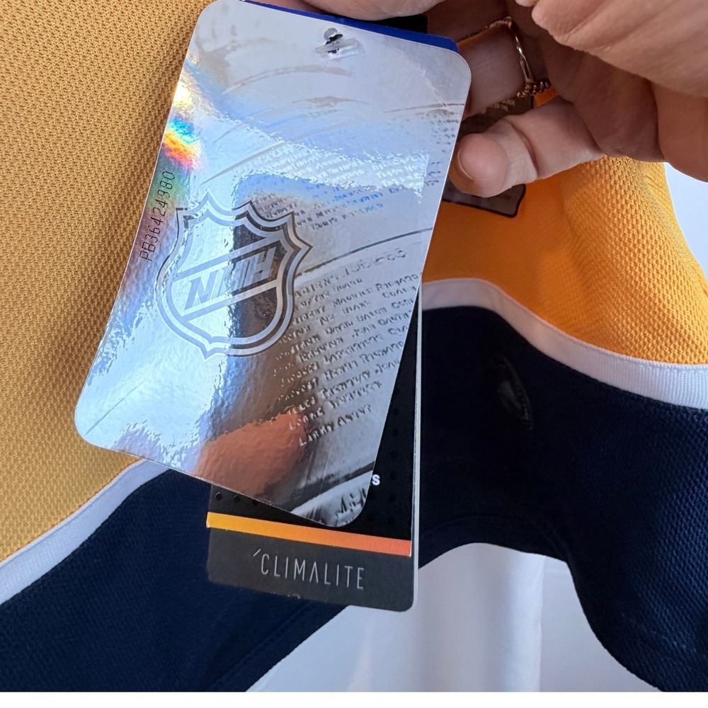 NWT Adidas Nashville Predators P.K.‎ Subban #76 Climalite NHL Jersey Men's 50 - Picture 9 of 16